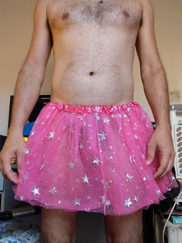 Fantasia Saia Tule Rosa P/M