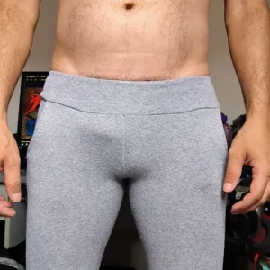 Calça Abrigo Cinza Claro PP