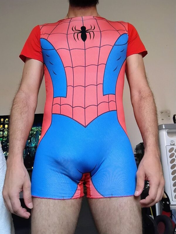 Fantasia Macacão Homem Aranha PP Marvel