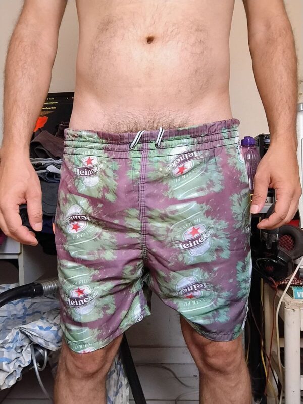 Bermuda Verde Estampada XG Heineken