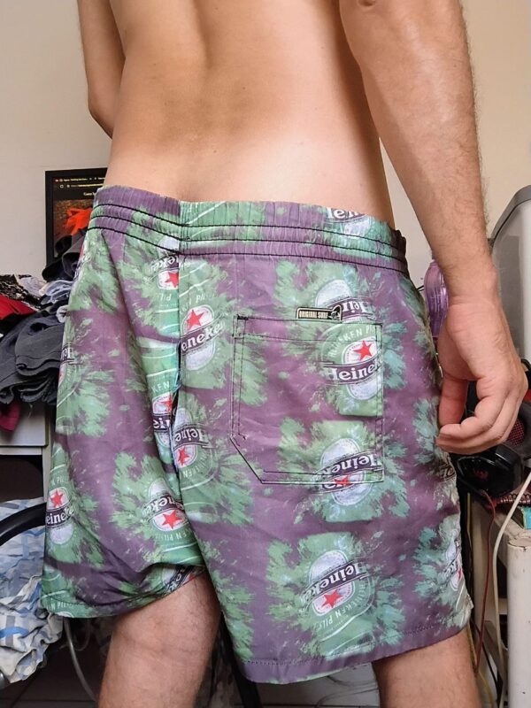 Bermuda Verde Estampada XG Heineken - Imagem 2
