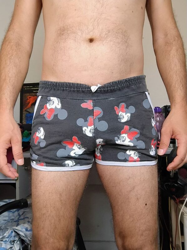Short Preto Minnie P Disney