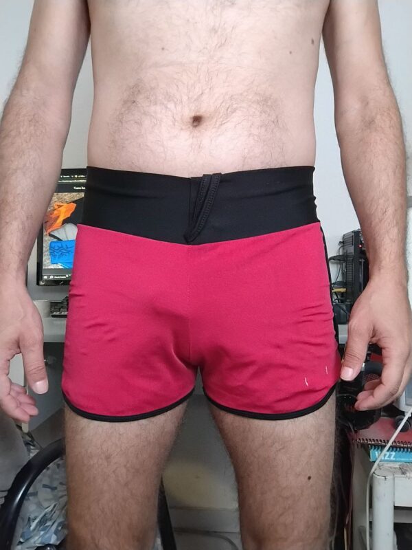 Short Esportivo Rosa P/M