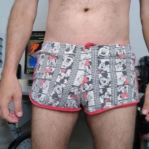 Short Pijama Branco Estampado Mickey Minnie P Disney