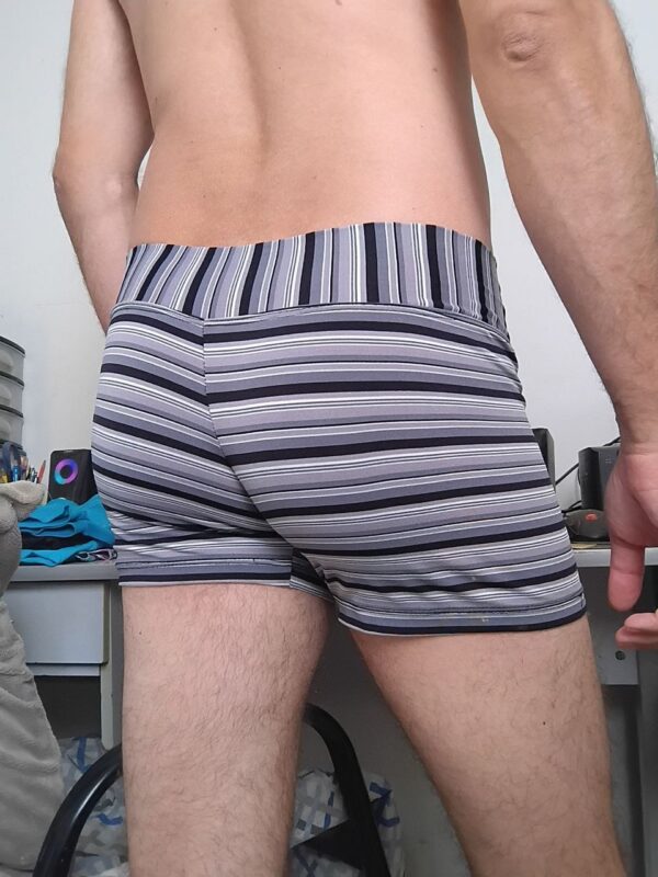 Short Legging Cinza Listrado P - Imagem 2