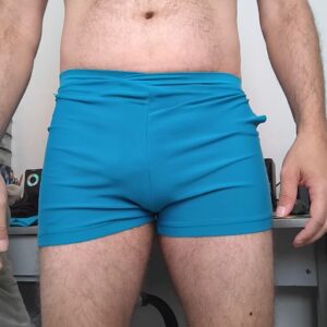 Short Legging Azul P Gold