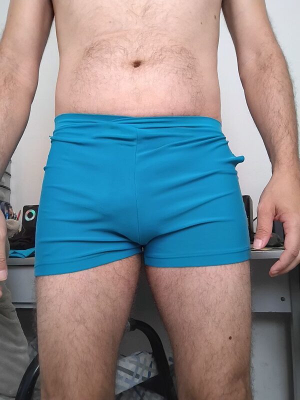Short Legging Azul P Gold