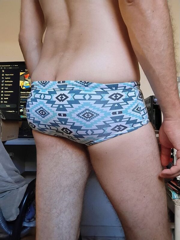 Sunga Tradicional Azul Estampada XP Dijuma - Imagem 2