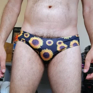Sunga Biquíni Preta Estampada P