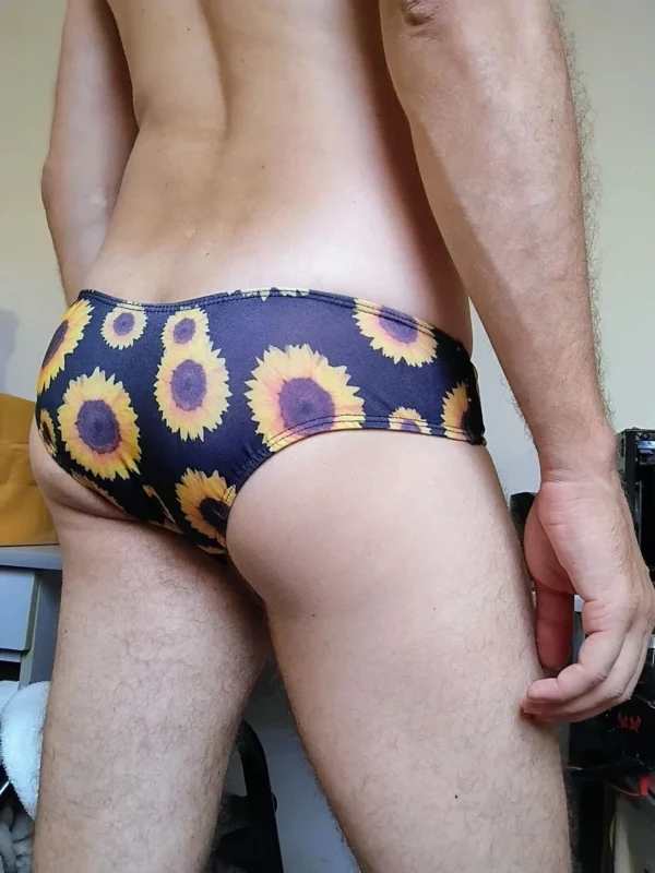 Sunga Biquíni Preta Estampada P - Imagem 2