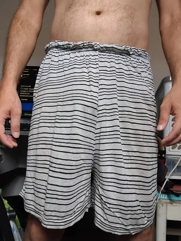 Bermuda Pijama Cinza Listrada GG