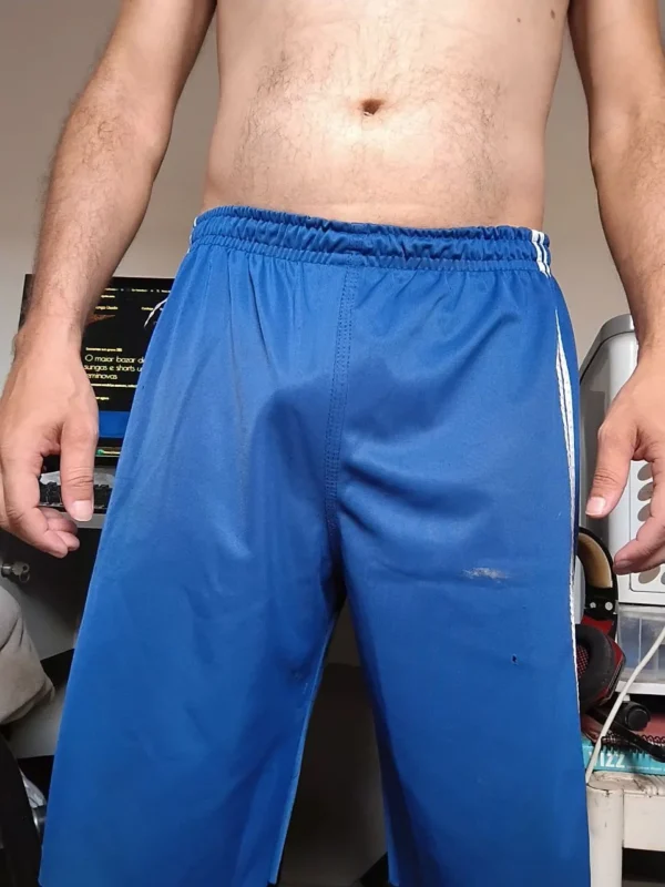 Bermuda Esportiva Azul M