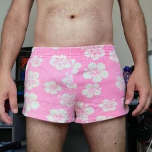 Short Esportivo Rosa P Aloha Summer