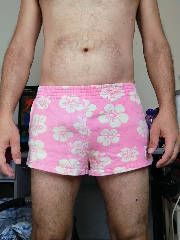 Short Esportivo Rosa P Aloha Summer