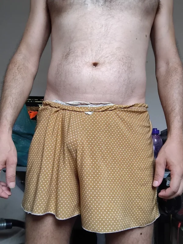 Short Pijama Vermelho Estampado G