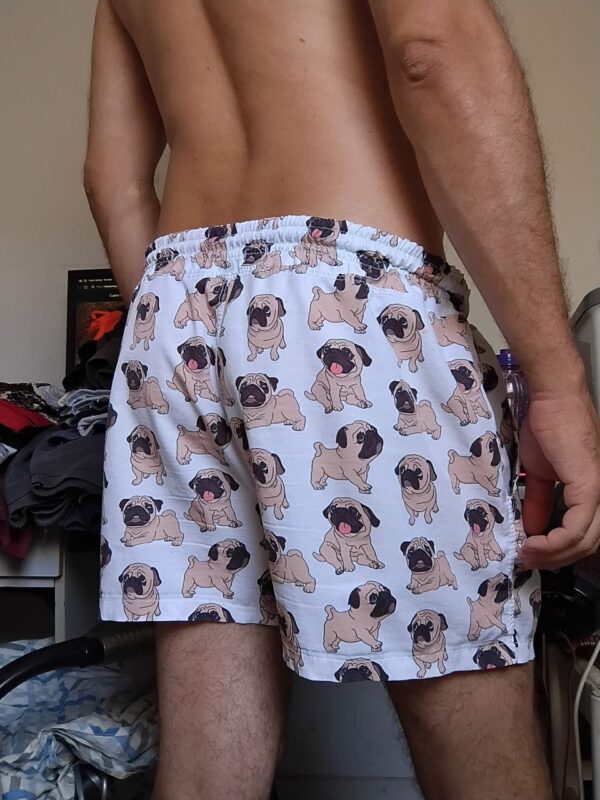 Short Calção Branco Estampado G - Imagem 2