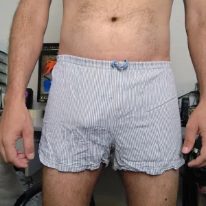 Short Pijama Rosa Listrado M