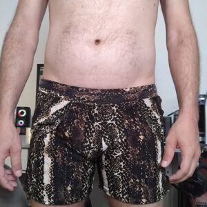 Short Pijama Preto Estampado P/M