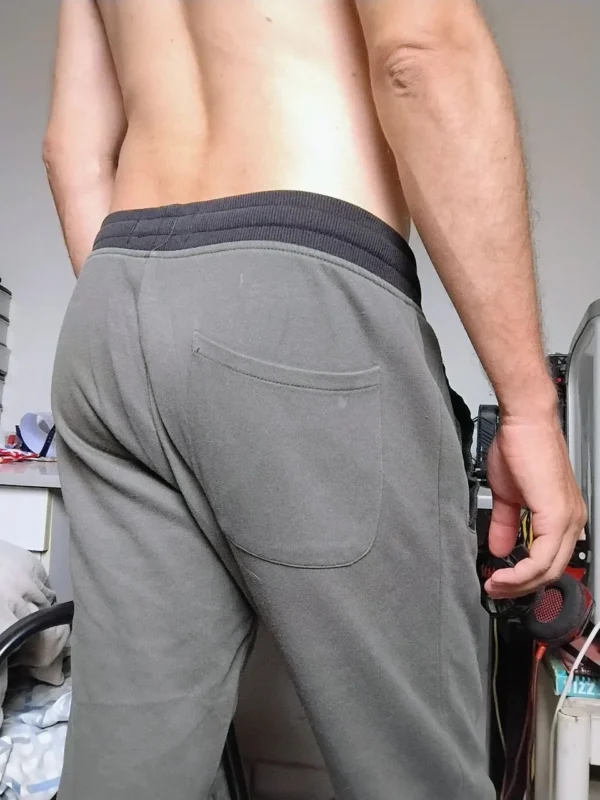 Calça Abrigo Marrom P/M Forever 21 - Imagem 2