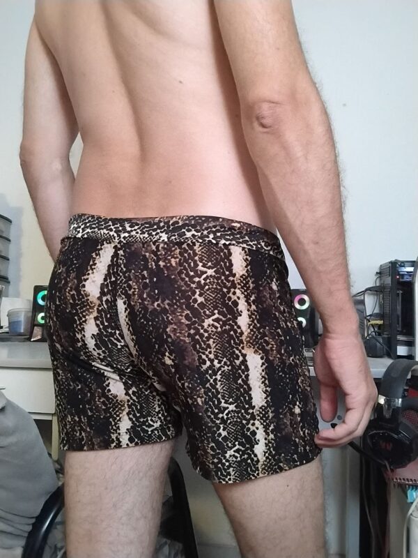 Short Pijama Preto Estampado P/M - Imagem 2