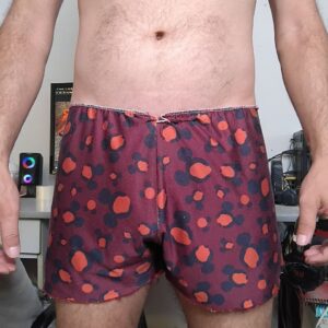 Short Pijama Marrom Estampado M
