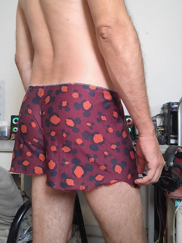 Short Pijama Marrom Estampado M - Imagem 2