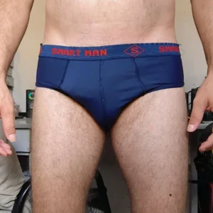 Cueca Slip Azul M Smart Man