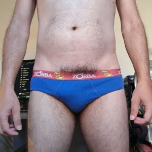 Cueca Slip Azul P/PP Zorba