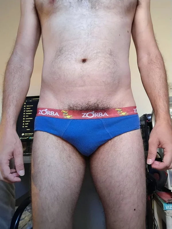 Cueca Slip Azul P/PP Zorba