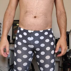 Calça de Pijama Preta Estampada XP