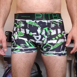 Cueca Boxer Colorida Estampada P Pitbull