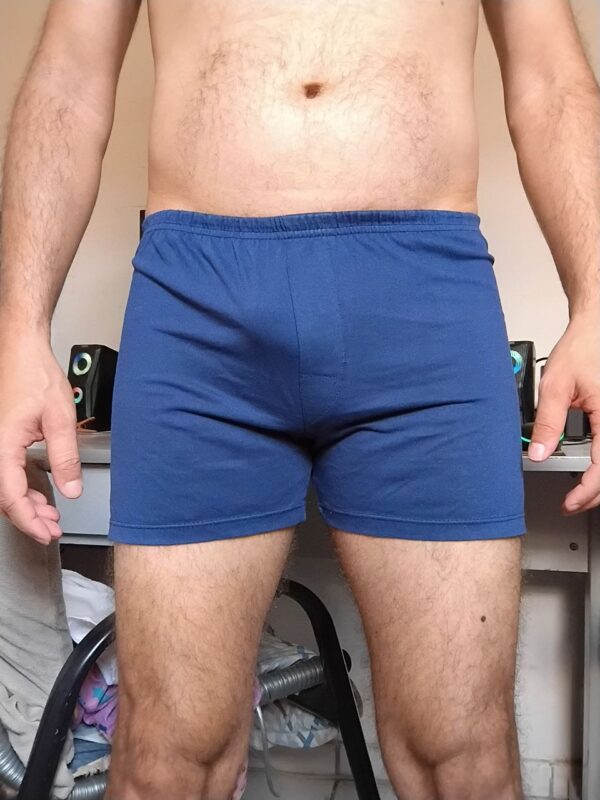 Cueca Boxer Azul P/M