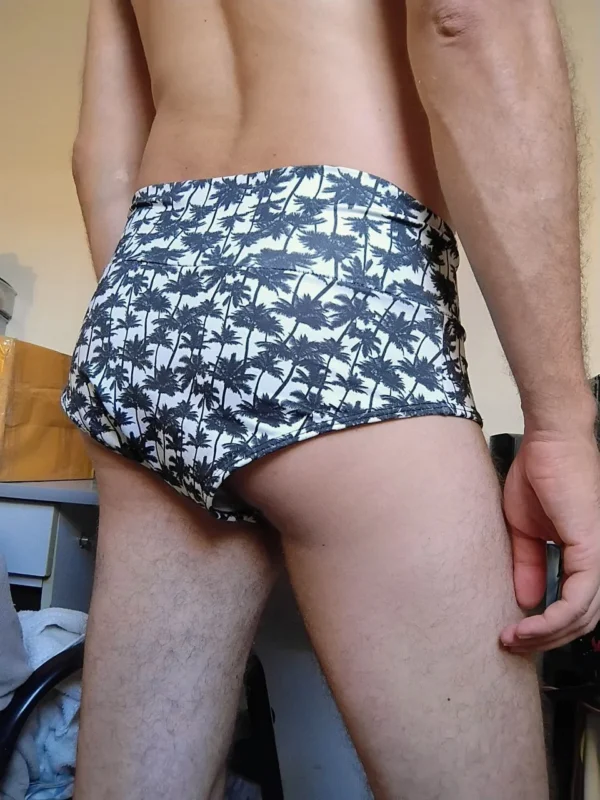 Tanga Sungão Branca Estampada M/G - Imagem 2