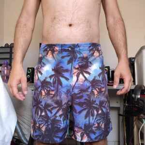 Bermuda Casual Azul Estampada GG Two Wave