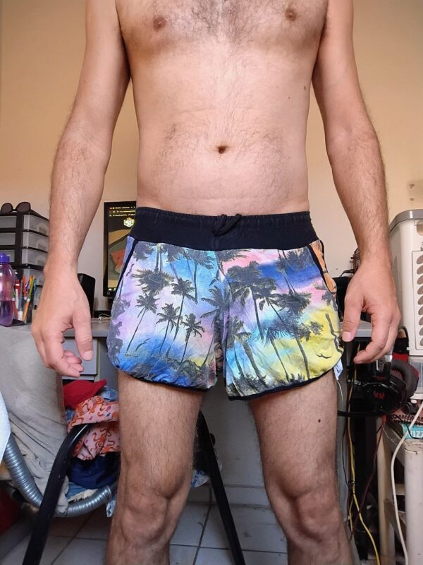 Short Casual Colorido Estampado M
