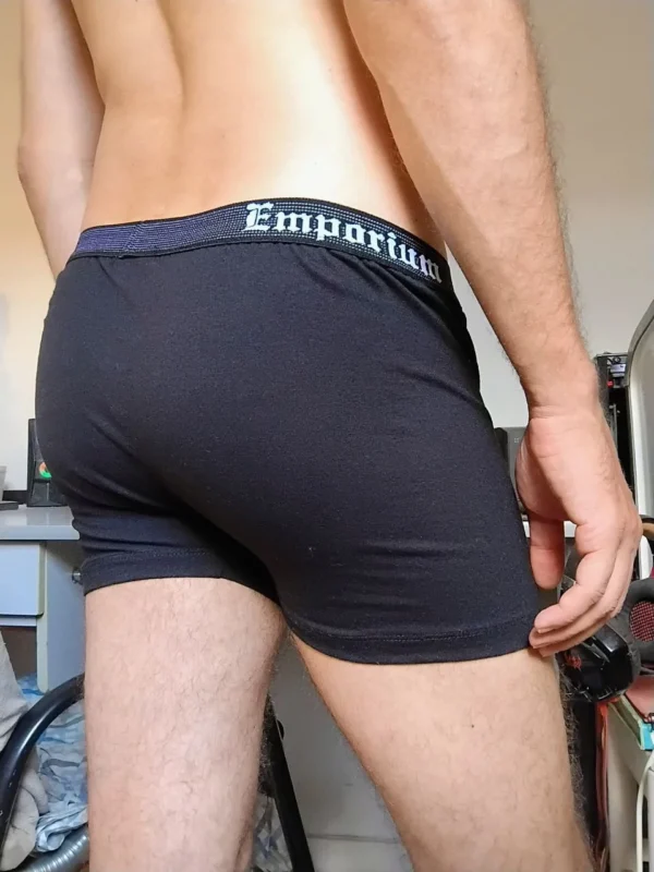 Cueca Boxer Preta M Emporium - Imagem 2