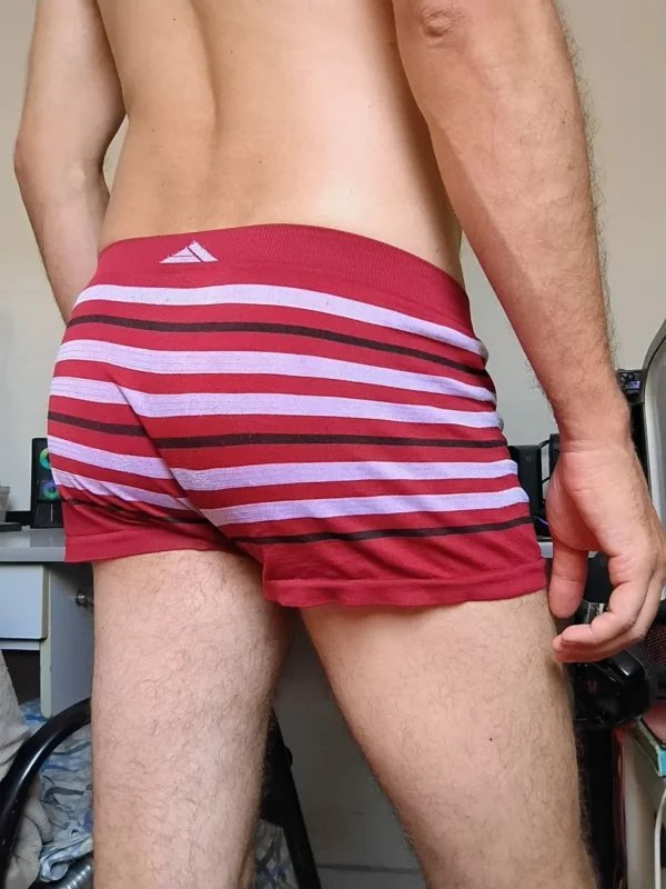 Cueca Sungão Vermelha Listrada M/G Altomax - Imagem 2