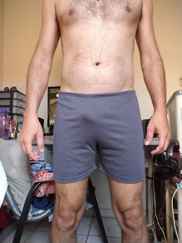 Bermuda Pijama Cinza P