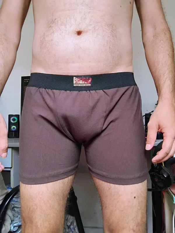 Cueca Boxer Cinza M/G Surf Wear