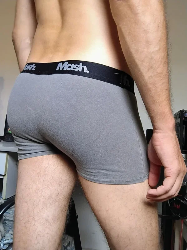 Cueca Boxer Cinza P/M Mash - Imagem 2
