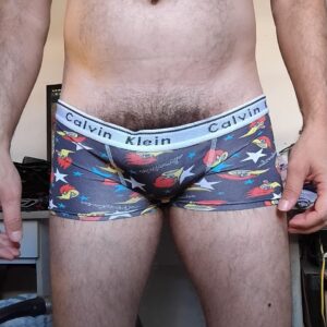 Cueca Sungão Preta Estampada XP CK