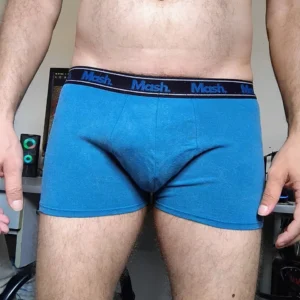 Cueca Boxer Azul P/M Mash