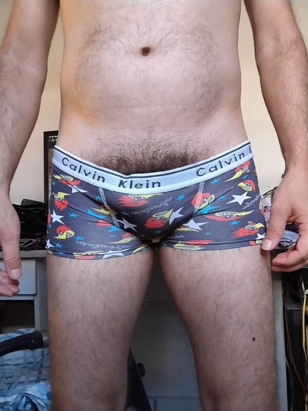 Cueca Sungão Preta Estampada XP CK