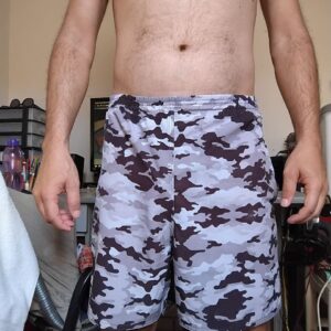 Bermuda Casual Verde Estampada GG