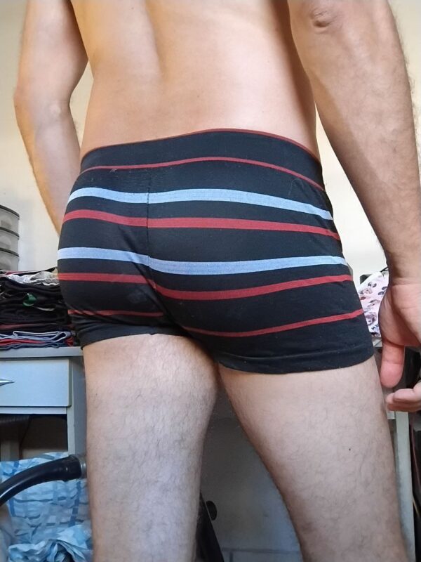 Cueca Sungão Preta Listrada P/M Men - Imagem 2