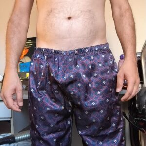 Calça Pijama Cinza Estampada G/GG