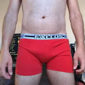 Cueca Boxer Vermelha P Falcon