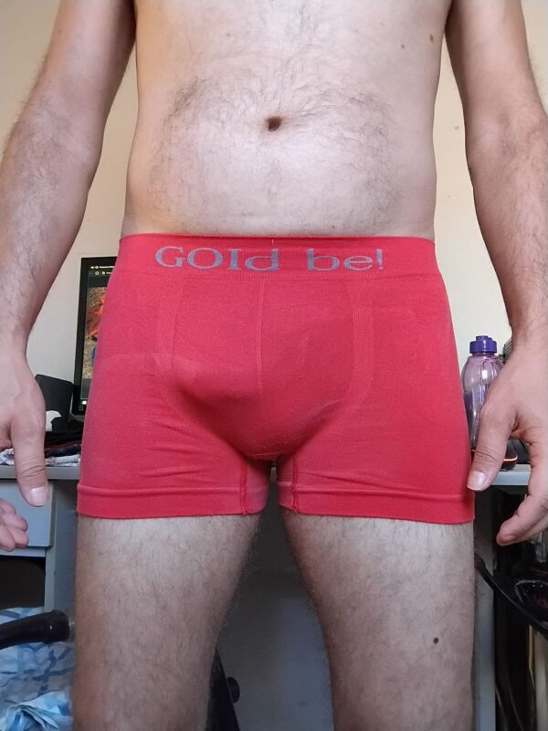 Cueca Boxer Vermelha P Gold Be