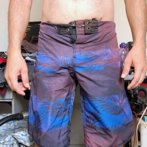 Bermuda Surfista Azul Estampada G