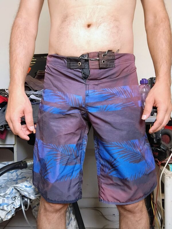 Bermuda Surfista Azul Estampada G